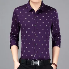 Men’s Shirt 2017 New Arrivals Fashion Casual Style Long Sleeve Solid Cotton Slim Fit Dress Male Shirt