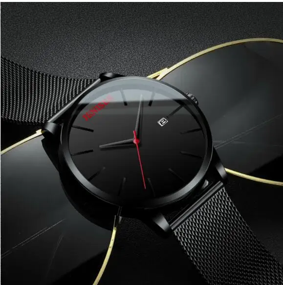 

2018 new simple concept of automatic non-mechanical watch the Korean version of the trend of students quartz watch men's men's w