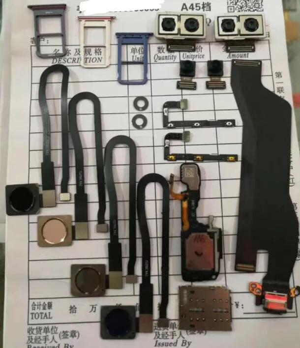 

Parts Camera finger sim loudpeaker Charging Flex Cables for Huawei MATE 10 PRO mt10pro mate10 pro