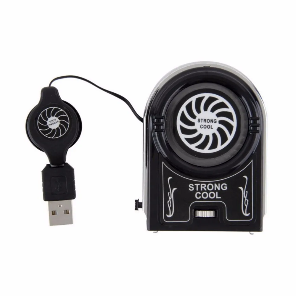 Computer Peripheral External Cooling Fan Mini Flexible Vacuum LED USB