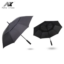 NX Creative Large double-layer golf umbrellas 145cm strongs windproof resistant usiness long umbrella for men umbrella