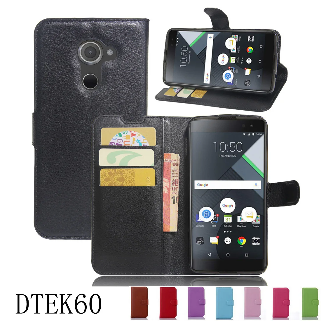 Super PU Leather Coque Carcasa For BLACKBERRY BLACK BERRY DTEK60 Flip Case Genuine Housing fundas With Back Shell Cover 100% Fit | Мобильные
