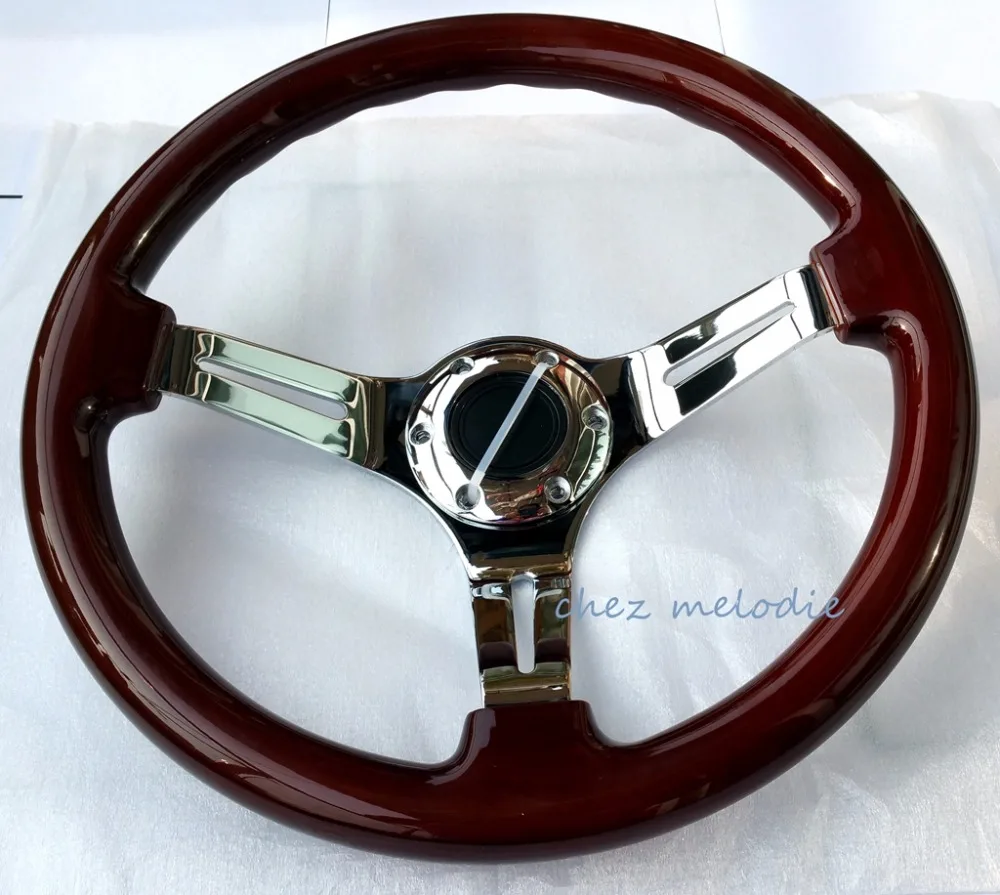 Handmade Universal 14'' 35cm vintage classic wood wooden bus racing car