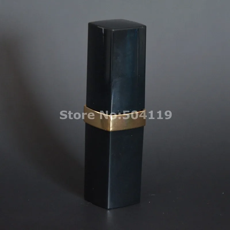 Empty Lipstick Tube with Cap Matte Frosted Black Lipstick