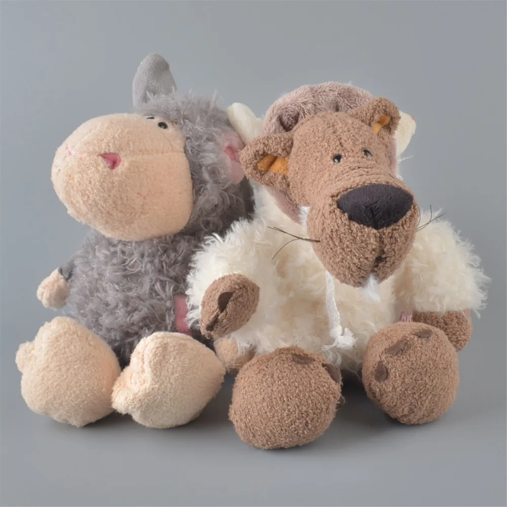 white wolf plush toy