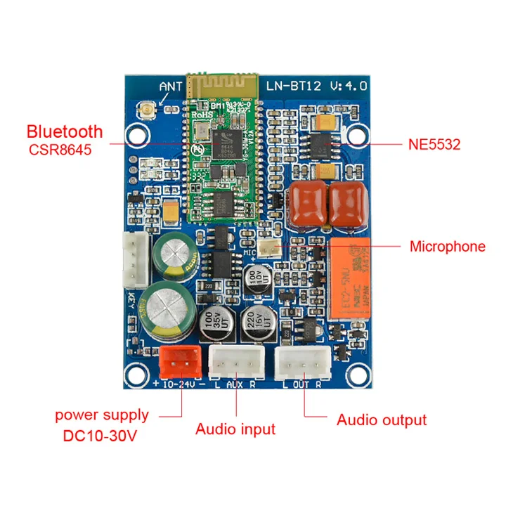 AIYIMA CSR8645 4,0 Bluetooth аудио приемник плата HIFI APT-X без потерь Музыкальный приемник модуль для усилителя аудио динамик DIY