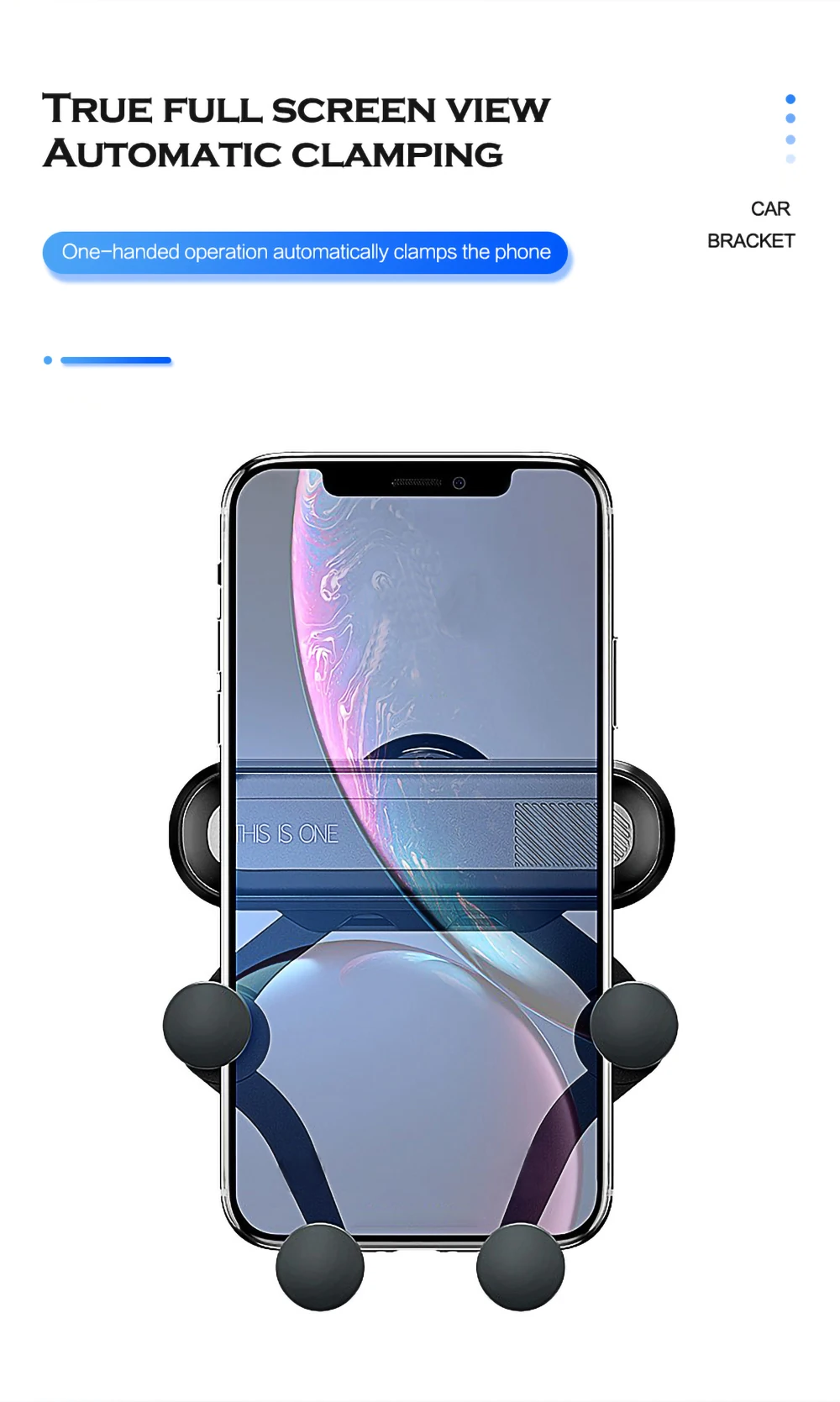 Универсальный Автомобильный держатель для телефона для iphone huawei samsung android Gravity Air Vent Автомобильный держатель для мобильного телефона авто-захват