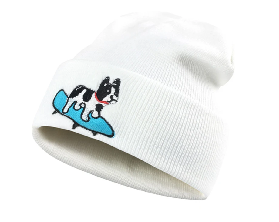 ADK Winter Men Women'S Cap Cartoon Embroidery Dogs Brand Casual High Quality Fashion 2018 New Caps_02