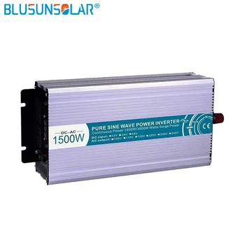 

DC/AC 1500W 12v/24v/48v pure input sine wave power inverter to110v 220v 230v 50/60hz inverter