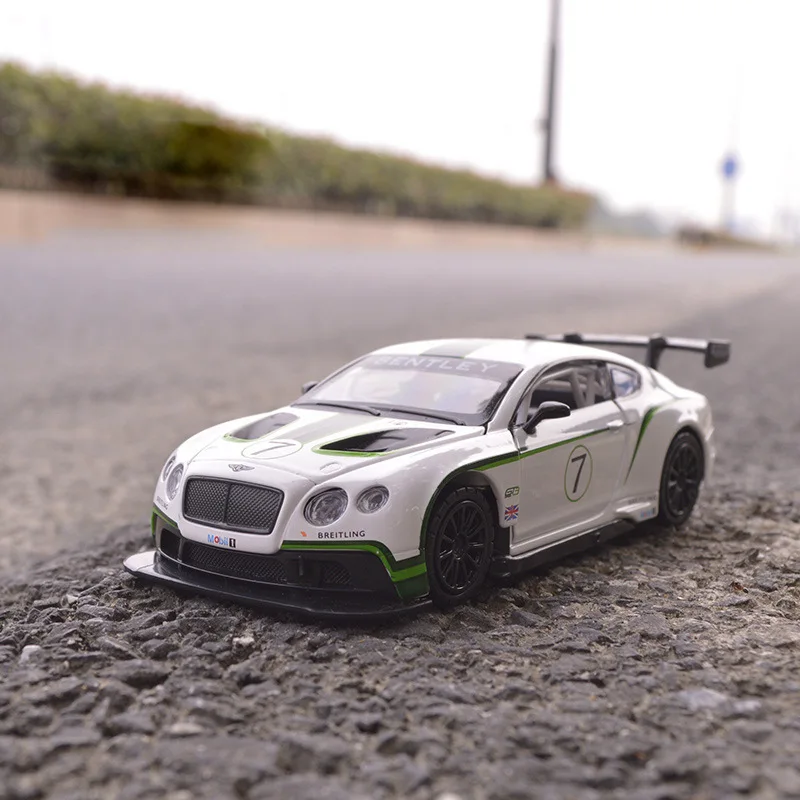 132 Diecast Alloy Car Model Toys For Bentley Gt With Pull Back Function Electronic Toy With