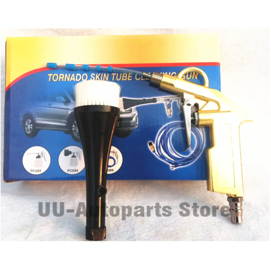 Air Pulse High Pressure Gun Car Washer Cleaning Tnterior Surface Dry Air Cleaning Brush Spray Tool