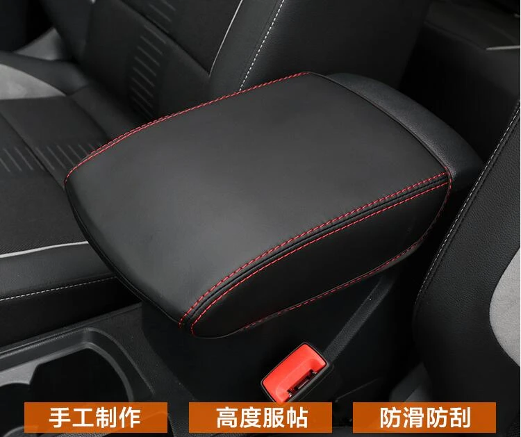 

car styling For Volkswagen vw T-ROC 2018 Car central trunk cover Armrest Console Pad Cover 1pc's/lot