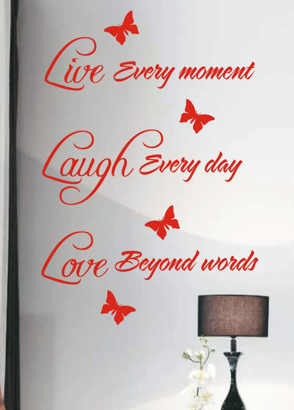 Live Laugh Love wall sticker quote vinyl wall art home decoration Wall