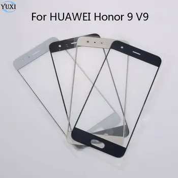 

YuXi 10pcs/lot Outer Glass For Huawei Honor 9 V9 Touch Panel Screen Front Glass Outer Lens Cover Replacement