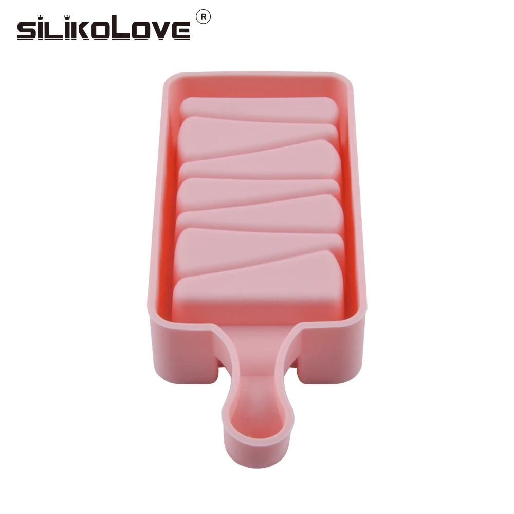 SILIKOLOVE полосатая форма мороженое плесень силиконовые попсиклер Замороженные