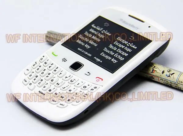Оригинальный разблокированный смартфон BlackBerry 3G 9300 Curve мобильный телефон белый