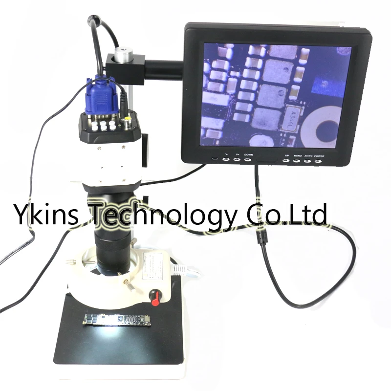 #*Cheap full set 3 in1 Digital industry Microscope Camera VGA USB CVBS TV outputs for lab PCB phone repair +measuring software