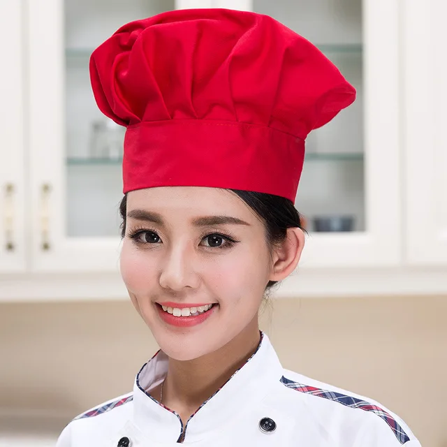 Buy Designed Bakery Pastry Chef Hat Adjustable