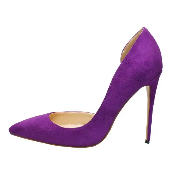 purple pumps size 10