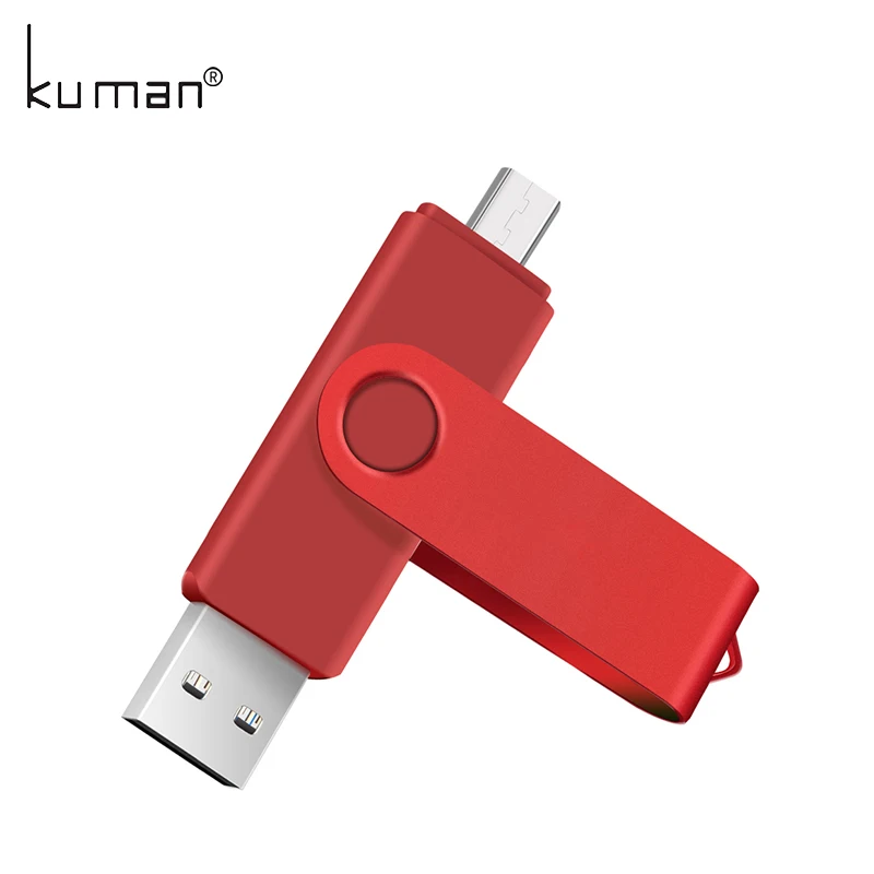 Kuman Usb OTG USB флеш накопитель для смартфонов/планшетов/ПК 4 ГБ 8 16 32 64 128