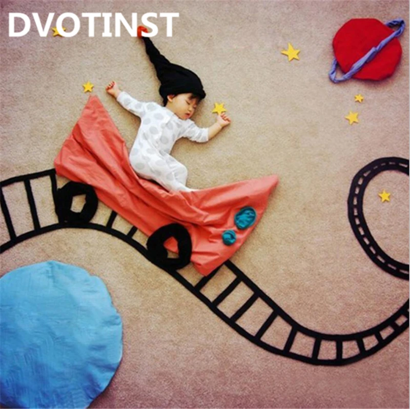 

Dvotinst Baby Photography Props Theme Background Clothes Roller Coaster Set Fotografia Accessories Studio Shooting Photo Props