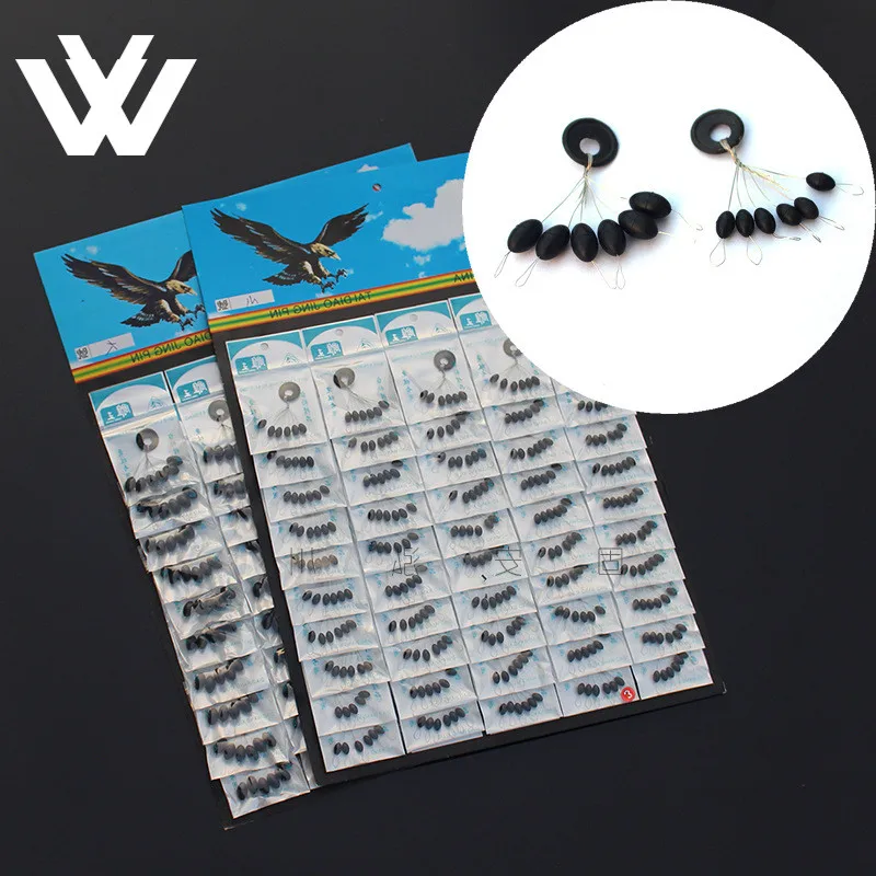

5 Bag 30pcs/lot Space Bean Fishing Bobbers Float Rubber Stopper Bean Fishing Accessories Wholesale Fishing Swivels Fishing Tool