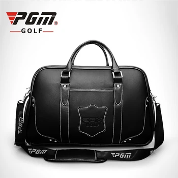 

Pgm Men Golf Clothing Bag Waterproof Genuine Leather Double Layer Golf Sports Bags Golf Shoes Bag High Capacity Package D0075