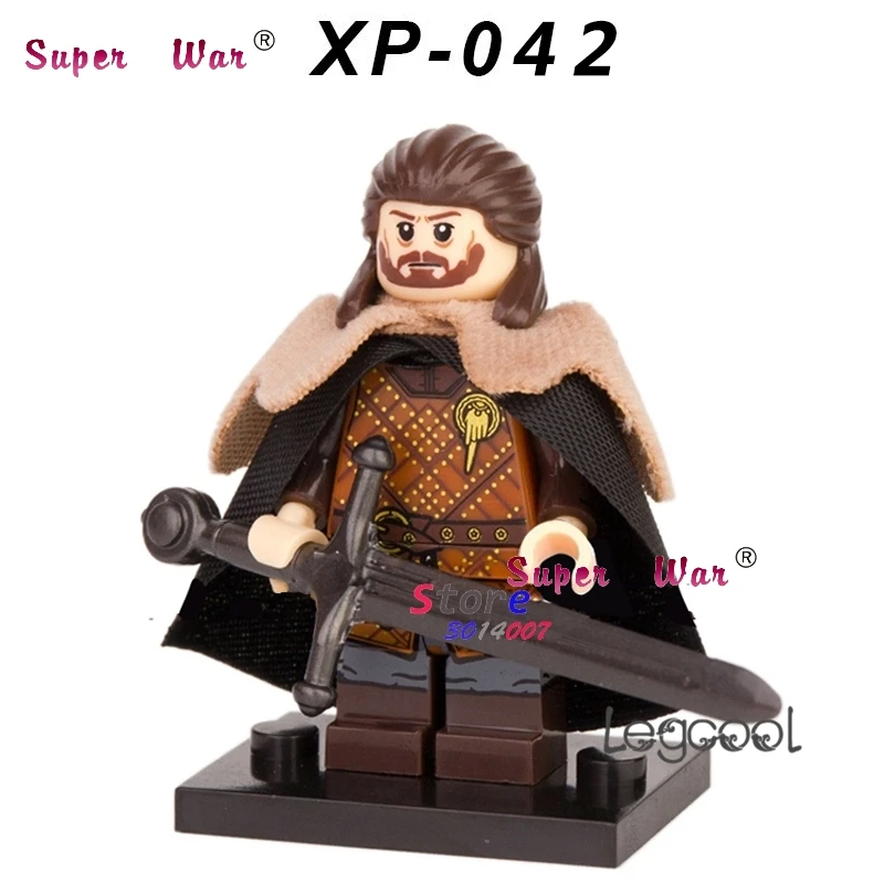 

1PCS model building blocks action figures starwars superheroes Eddard Stark Game of Thrones Collected diy toys for children gift