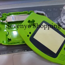 Цена корпус для Gameboy Advance Игровая приставка GBA чехол зеленый цвет с резиновыми подушечками
