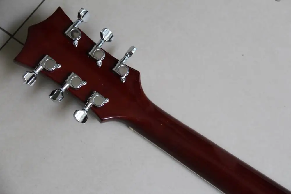 Wholesale JAY TURSER JTRES/STR ELECTRIC THINLINE RESONATOR GUITAR In Sunburst 120105