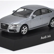 1: 64 литая под давлением модель для Audi A4 серый Седан сплав игрушечный автомобиль миниатюрные подарки S4