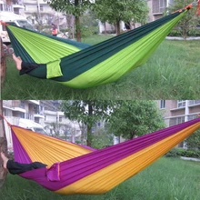 200 шт./лот парашют для игр на свежем воздухе ткань спальный гамак один Кемпинг гамак