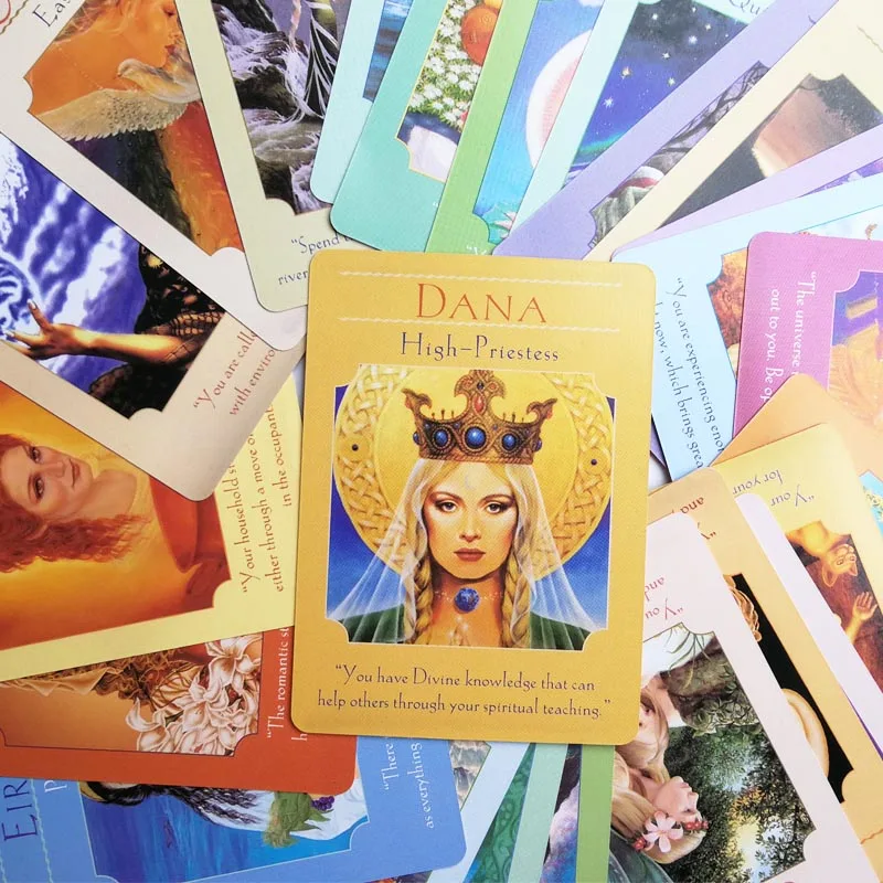 Goddess guarding Oracle Cards Wide of Oracle divination Cards Energy Oracle Cards Вселенная имеет вашу спину