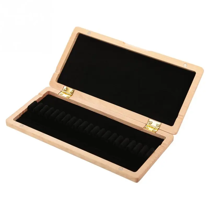 Portable 20 x 9.5 x 2cm Wooden Reed Holder Maple Handmade Oboe Reeds