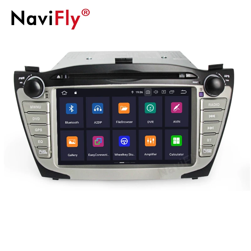 Flash Deal Free shipping 8" Android 9.0 IPS DSP Car dvd radio Multimedia Player For Hyundai ix35 Tucson 2009-2015 Audio Stereo RDS WIFI GPS 3