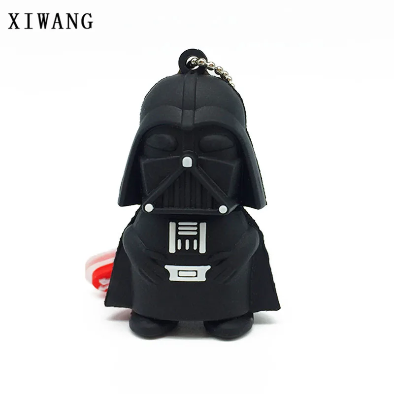 Cartoon Darth pen drive 128gb Vader Star Wars USB Flash Drive USB 2.0 4GB 8GB 16GB 32GB 64GB pendrive Memory Stick Holiday Gift