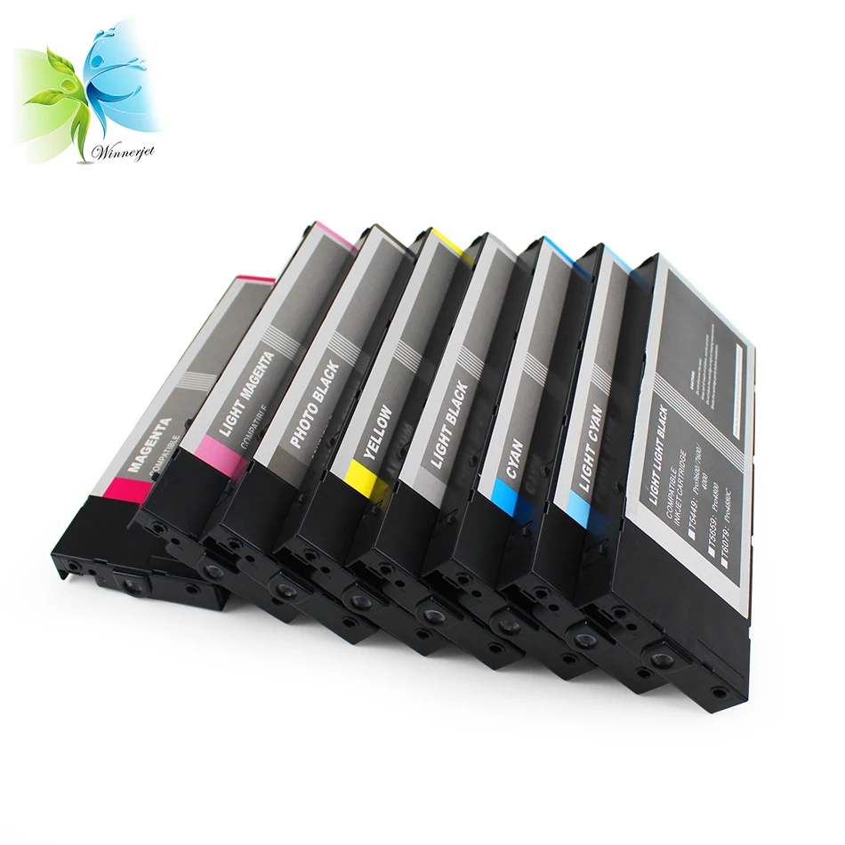 220ml For Epson 4800 4880 Printer Compatible Ink Cartridge Disposable T6061  T6148 T6062 T6063 T6064 T6065 T6066 T6067 T6069|Ink Cartridges| - AliExpress