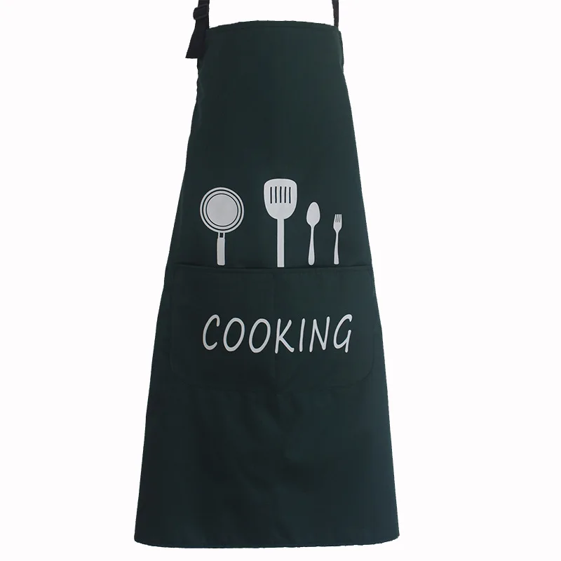 Lady Women Men Kitchen Apron Adjustable Waterproof Vintage Aprons European Style Cooking Baking Restaurant Pinafore AT23