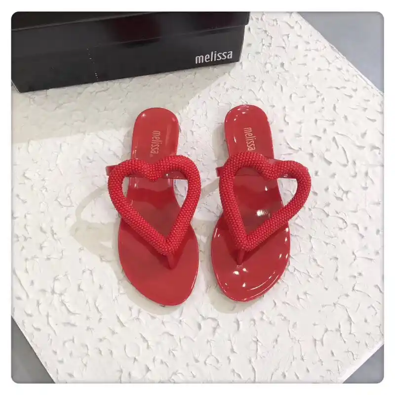 sandalia melissa coração