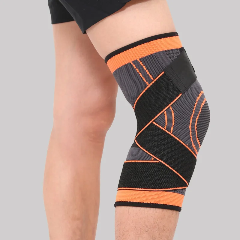 Наколенники спортивные защитные наколенники для пота дышащая повязка для тренировок бег баскетбол теннис Велоспорт 1 шт. нейлон
