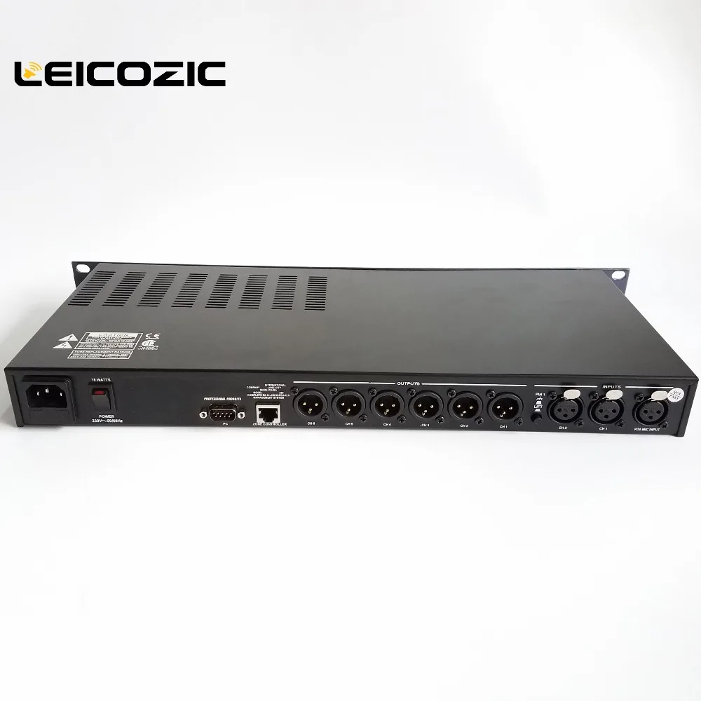 Leicozic драйвер PA pa260 стойка 3in6out профессиональный аудио процессор громкоговоритель система управления pro сценический звуковой процессор 260