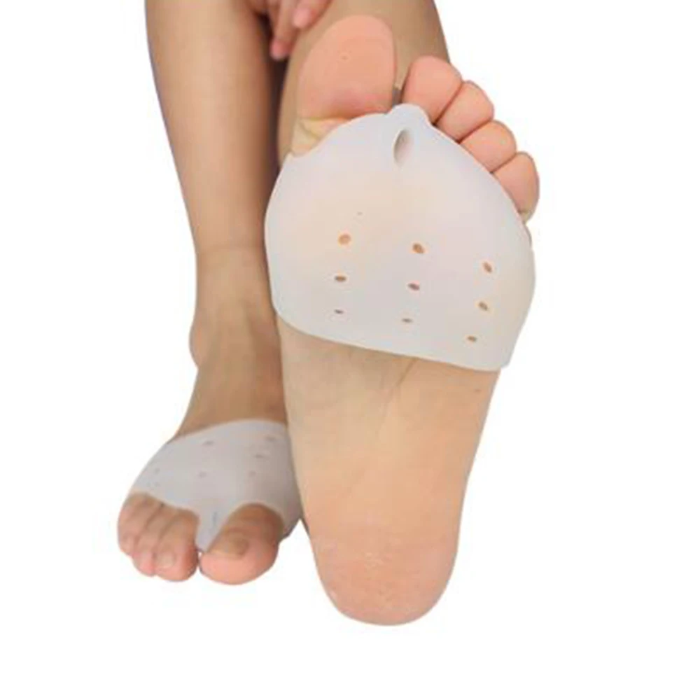 

Silicone Gel Foot Fingers Toe Separator Thumb Valgus Protector Adjuster Guard Feet Care 2pcs/pair