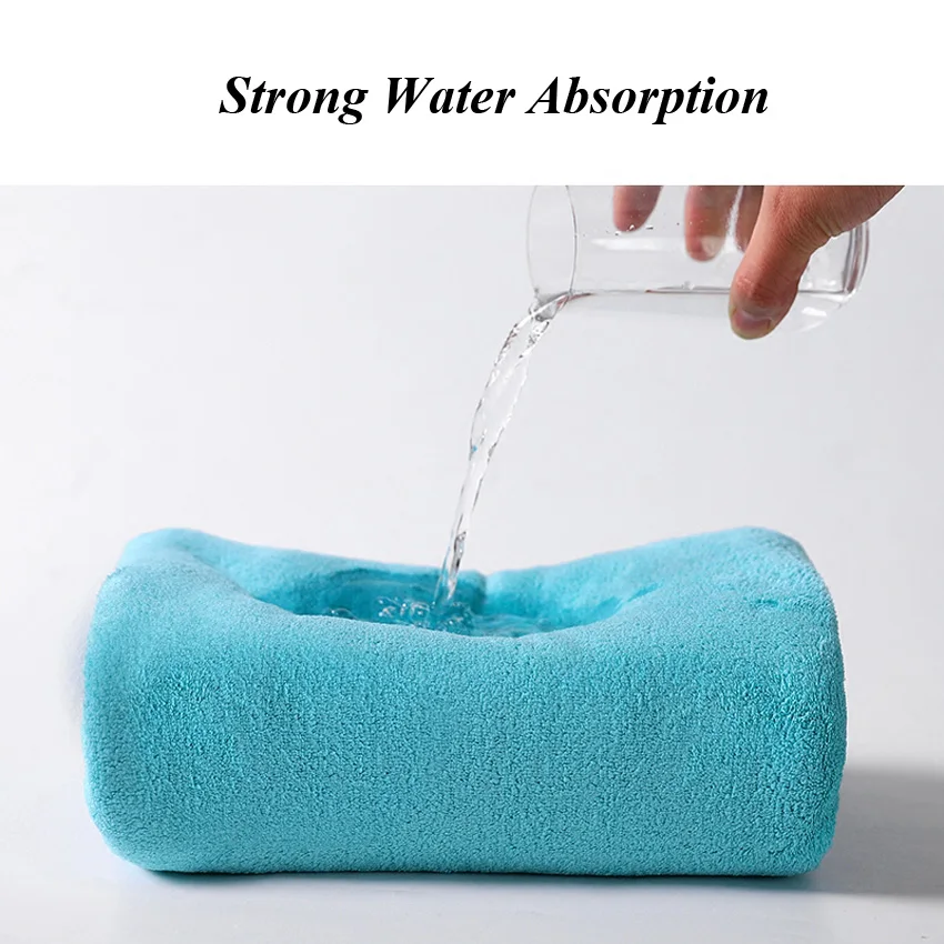 Online 2 stücke Feste Bad Dusche Handtücher Magie Weiche Gesicht Handtuch Plain Handtuch Set Für Erwachsene Kinder 36*80 cm + 150*75 cm Toalla Serviette De Plage