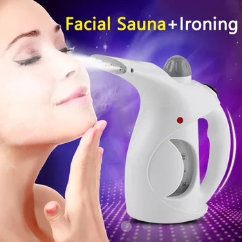 2016 Thermal Facial Sauna Spa Face Sprayer Skin Renewal Refresh Mist Warm Steam Travel Garment Steamer EU US Plug