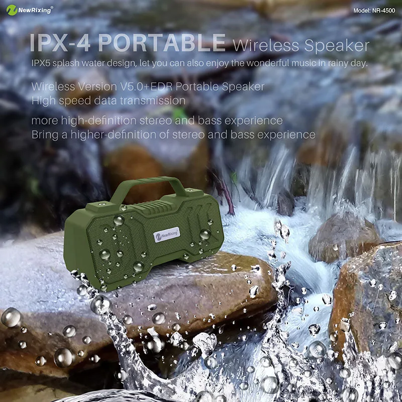 NR-4500 Bluetooth динамик портативные уличные динамики с Bluetooth