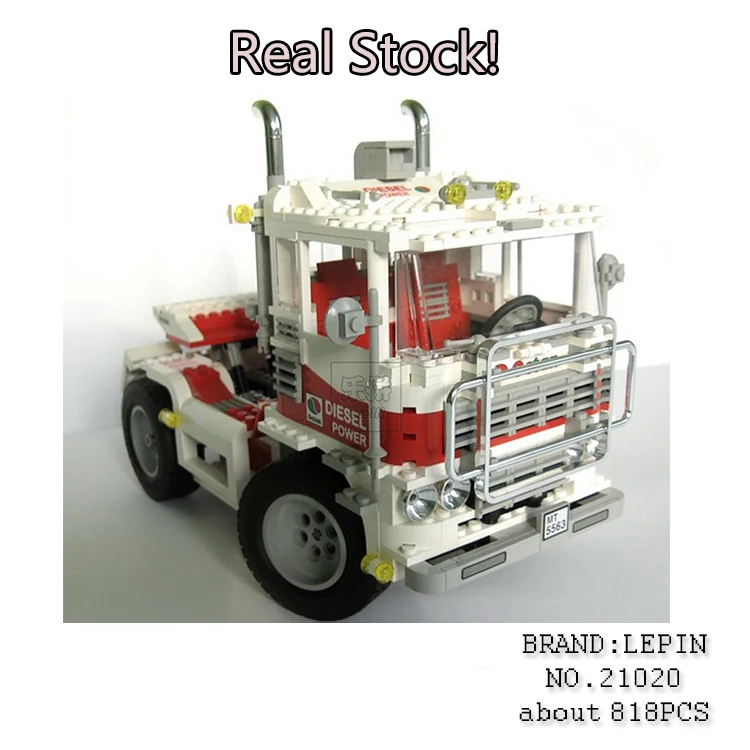 

Lepin 21020 818Pcs New Movie Series The Big Foot Car Set car-styling Building Blocks Bricks Educational Toys for children gifts