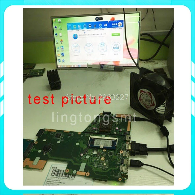 С 2 ядрами/4 ядрами CPU X551MA материнская плата для For Asus D550M F551M X551M ноутбука