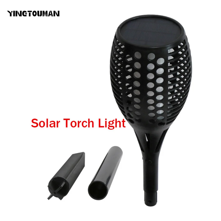 

YINGTOUMAN Solar Power Fairy String Lights Solar Flame Lamp Torch Light Outdoor Garden Yard Lawn Patio Christmas Lamp