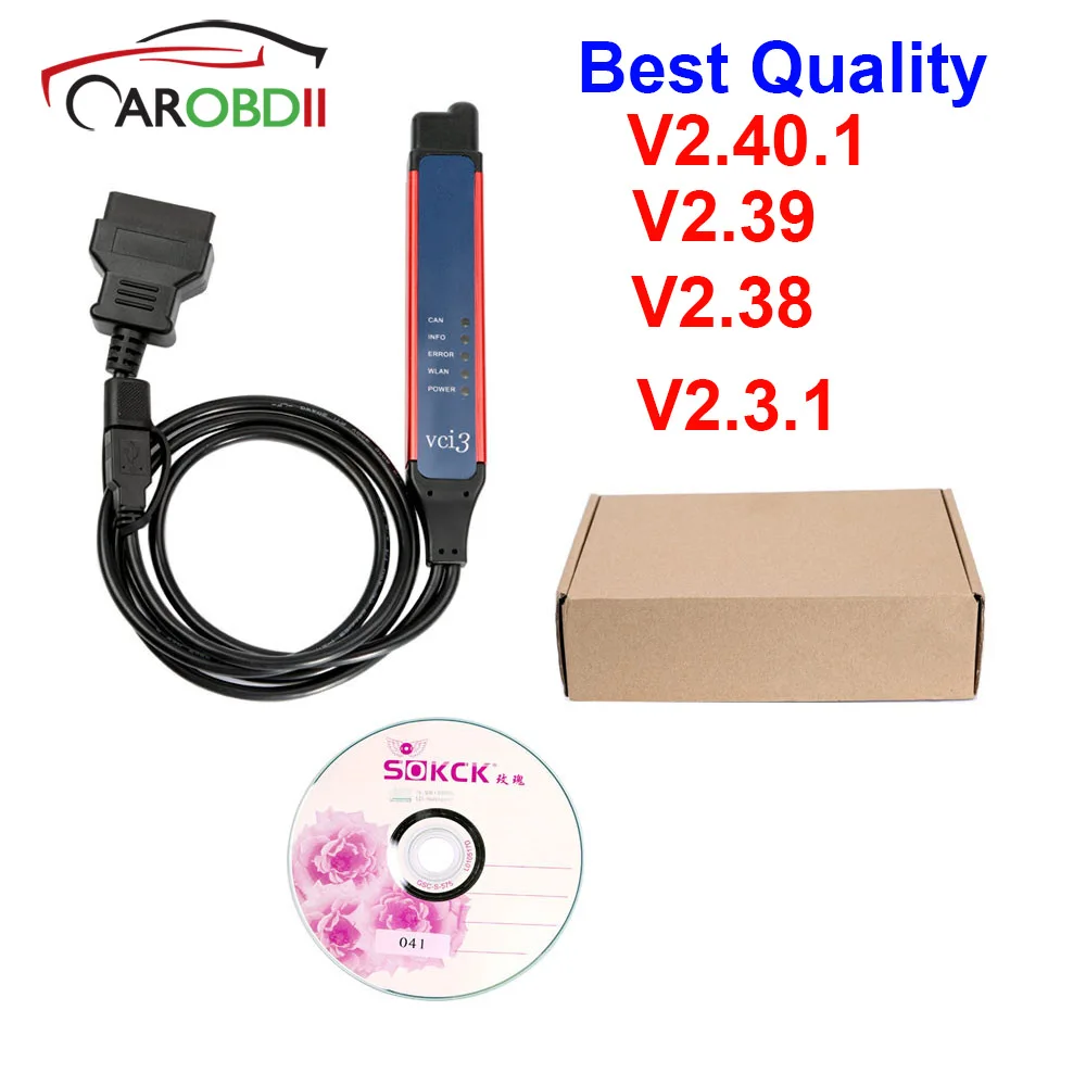 

OBD2 Scanner Truck Scanner Tool SDP3 VCI3 V2.39 V2.40.1 SDP3 VCI3 Scanner VCI3 SDP3 VCI-3 Heavy DutyTruck Diagnosis WIFI V2.31