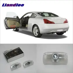 Liandlee для Infiniti серии G 2007 ~ 2013 двери светодиодный проектор логотипа марки автомобиля логотип светодиодный проектор Добро пожаловать лампа